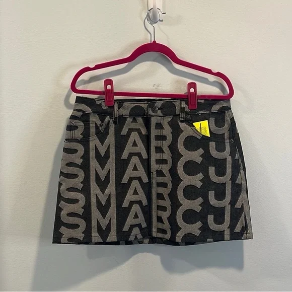 Marc Jacobs The Monogram denim miniskirt 28